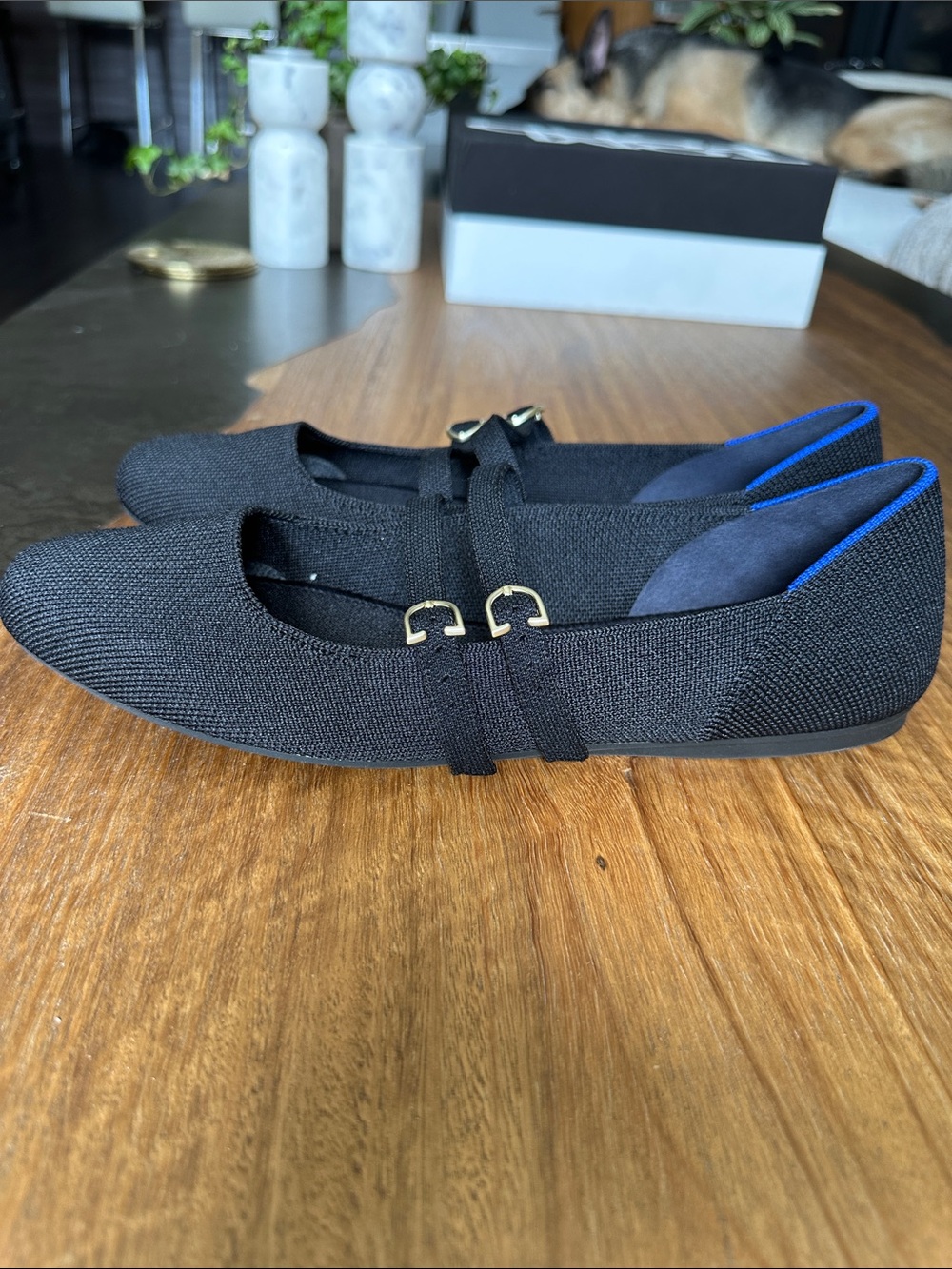 Rothy’s Double Buckle Mary Jane Black Size 8 1/2 New - Picture 6 of 10